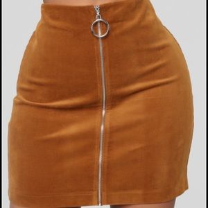 Dionne zip front skirt